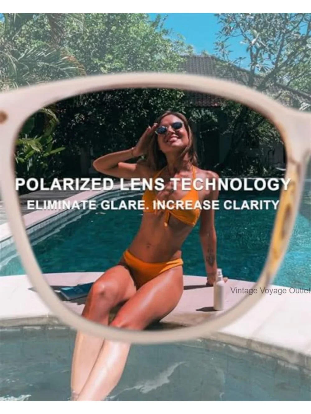 2 Pack Polarized UV400 Protection Big Frame Sunglasses for Women Trendy Stylish